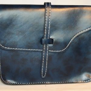 Blue /black crossbody